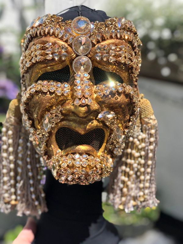 Tragedy MasquerAID Mask by Gregory Gale Photo