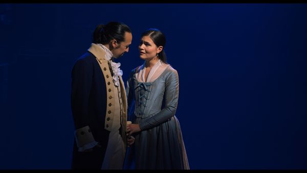 Photo Flash: See Lin-Manuel Miranda, Phillipa Soo, and Leslie Odom, Jr. in a First Look at HAMILTON on Disney+  Image