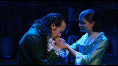 Lin-Manuel Miranda and Phillipa Soo Photo
