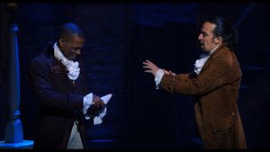 Leslie Odom, Jr. and Lin-Manuel Miranda  Photo