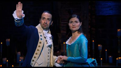 Lin-Manuel Miranda and Phillipa Soo Photo