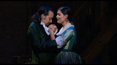 Lin-Manuel Miranda and Phillipa Soo Photo