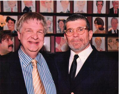 With David Mamet at the Sardi's opening night party for the Tony-winning 2005 revival Photo