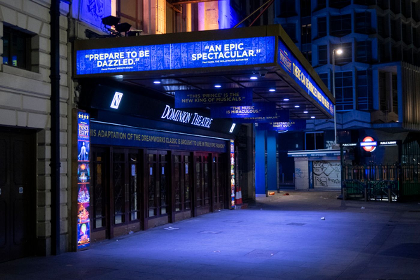 Photo Flash: A Look at the Dark Theatres of the West End, in Support of Scene/Change Photo Flash: A Look at the Dark Theatres of the West End, in Support of Scene/Change Image