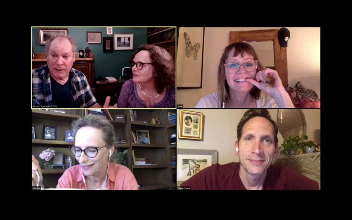 Review:  Richard Nelson Continues His Rhinebeck Panorama with AND SO WE COME FORTH: THE APPLE FAMILY: A DINNER ON ZOOM  Image