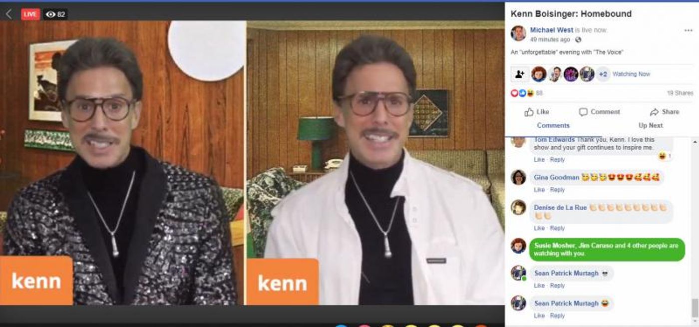 Review: Kenn Boisinger Homebound Has Live Streaming Viewers Doubled Over Review: Kenn Boisinger Homebound Has Live Streaming Viewers Doubled Over Image