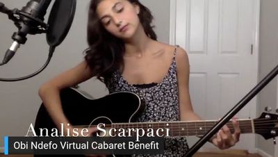 Analise Scarpaci (Lydia in Mrs. Doubtfire) performing Somewhere for the Obi Ndefo Vir Photo