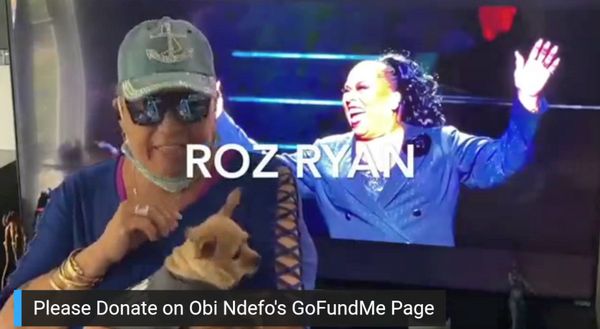 Roz Ryan and her pooch (and grandkid back-up singers!) offers High Hopes to fellow L. Photo