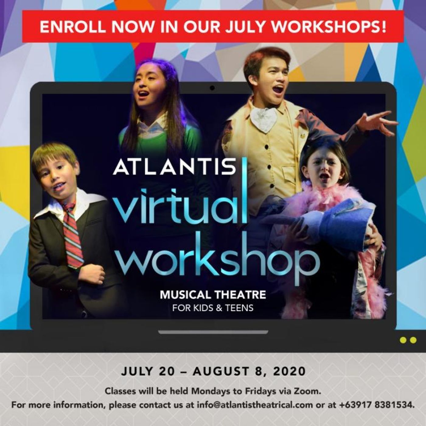 Atlantis Virtual Workshops for Kids and Teens Return This Month  Image