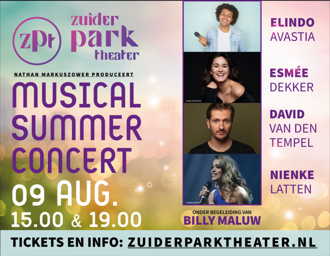 Feature: MUSICAL SUMMER CONCERT  at ZUIDERPARKTHEATER DEN HAAG  Image