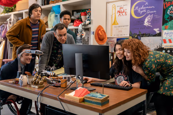 Gerald Waters, Anthony Jacques, Fred Armisen, Aulii Cravalho, Taylor Richardson Photo
