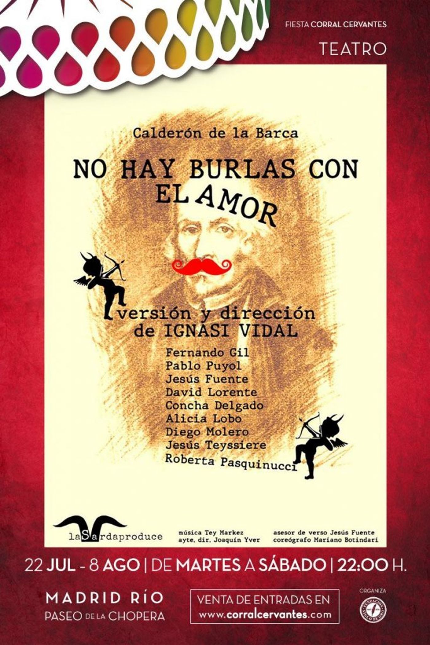 NO HAY BURLAS CON EL AMOR se estrena en el Festival Fiesta Corral Cervantes  Image