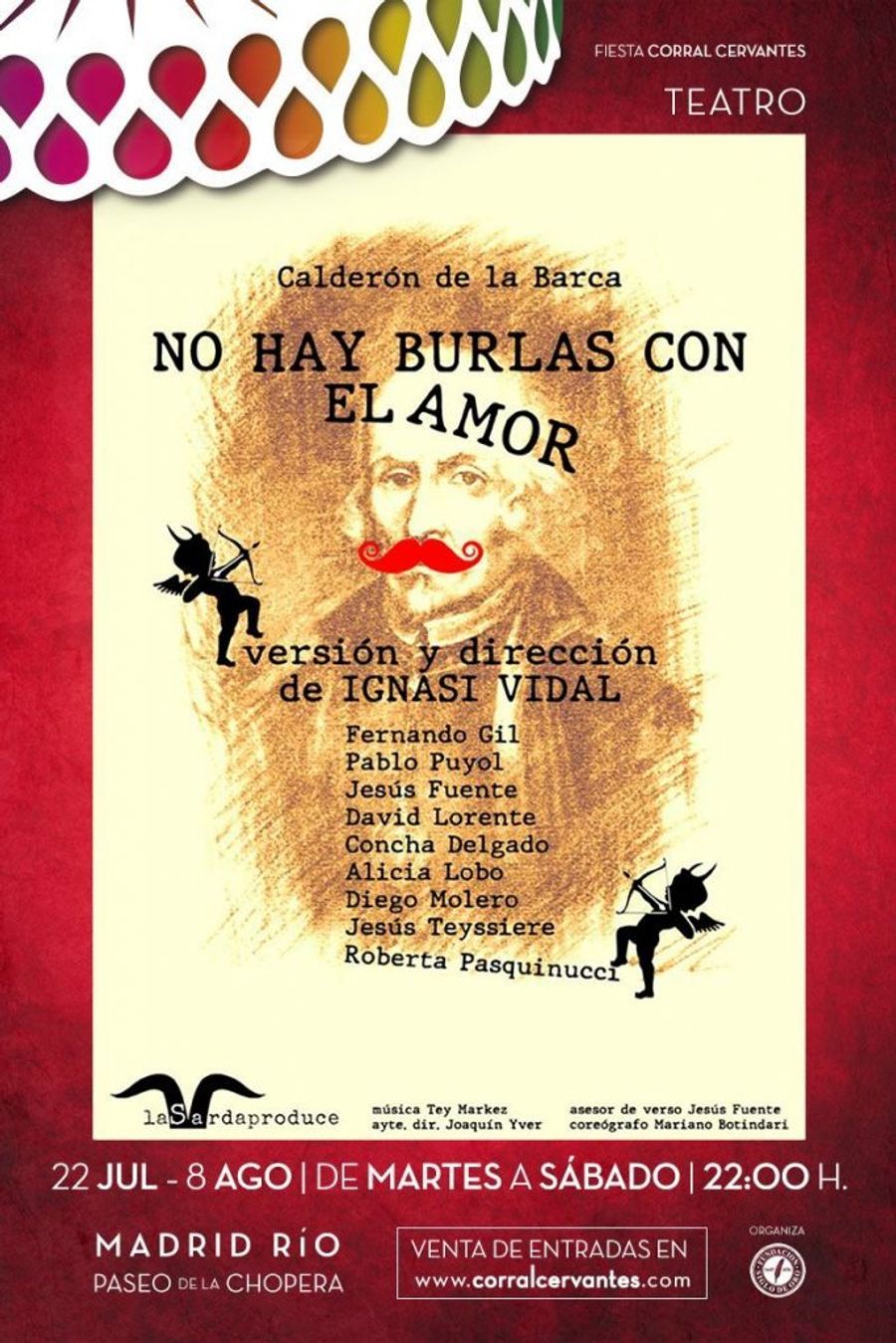 NO HAY BURLAS CON EL AMOR se estrena en el Festival Fiesta Corral Cervantes  Image