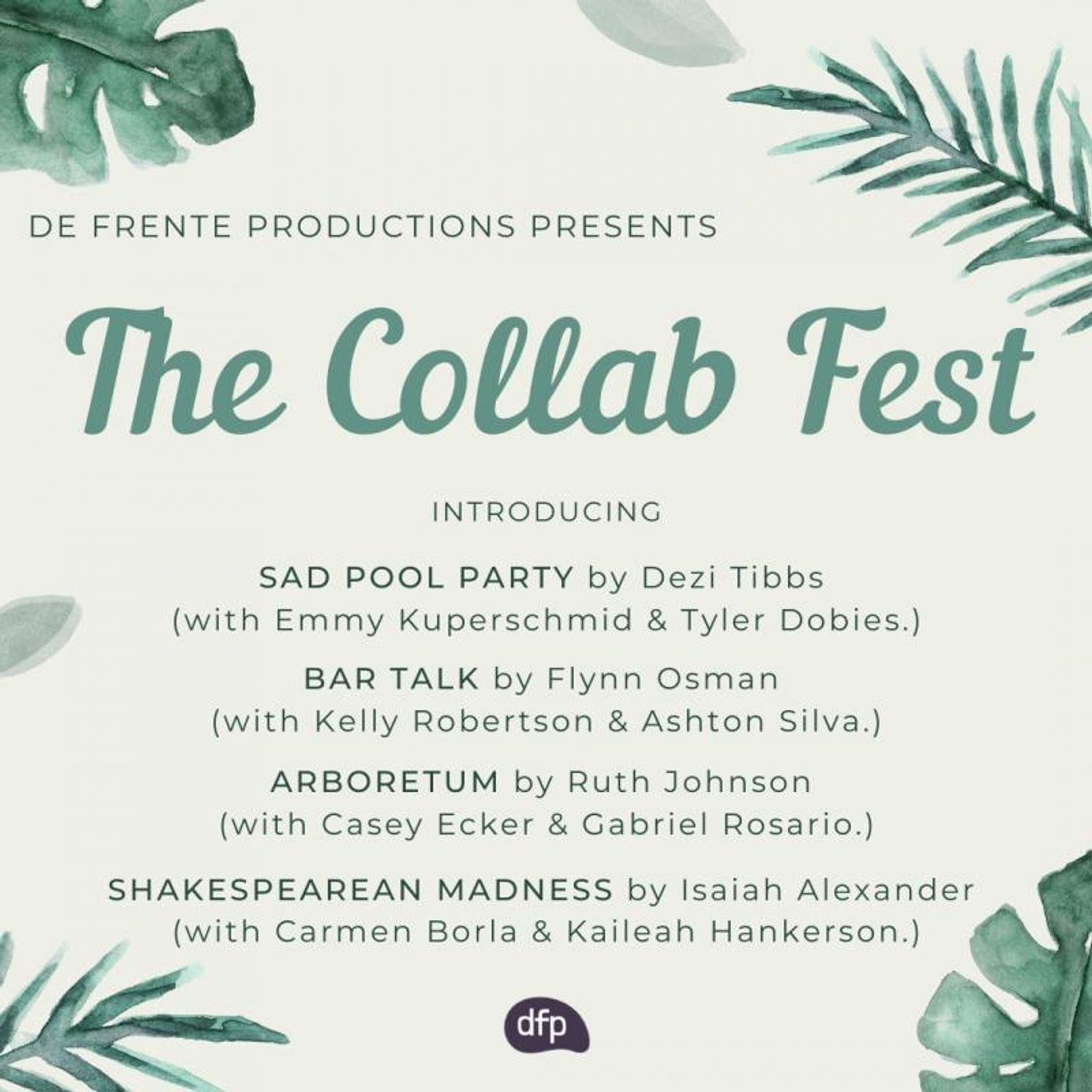 Feature: DE FRENTE PRODUCTIONS Online Collab Fest  Image