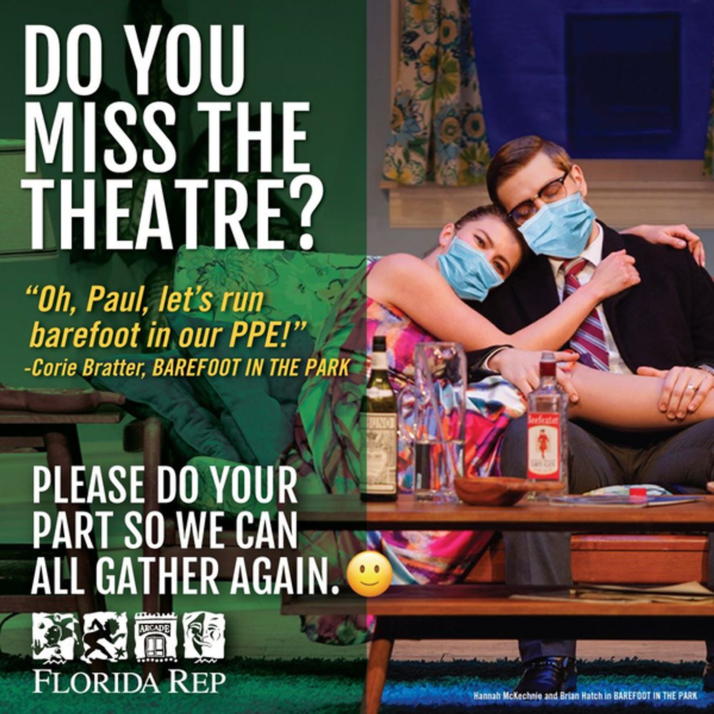 Photo Flash: Florida Repertory Theatre Launches 'Wear A Mask' Campaign Photo Flash: Florida Repertory Theatre Launches 'Wear A Mask' Campaign Image