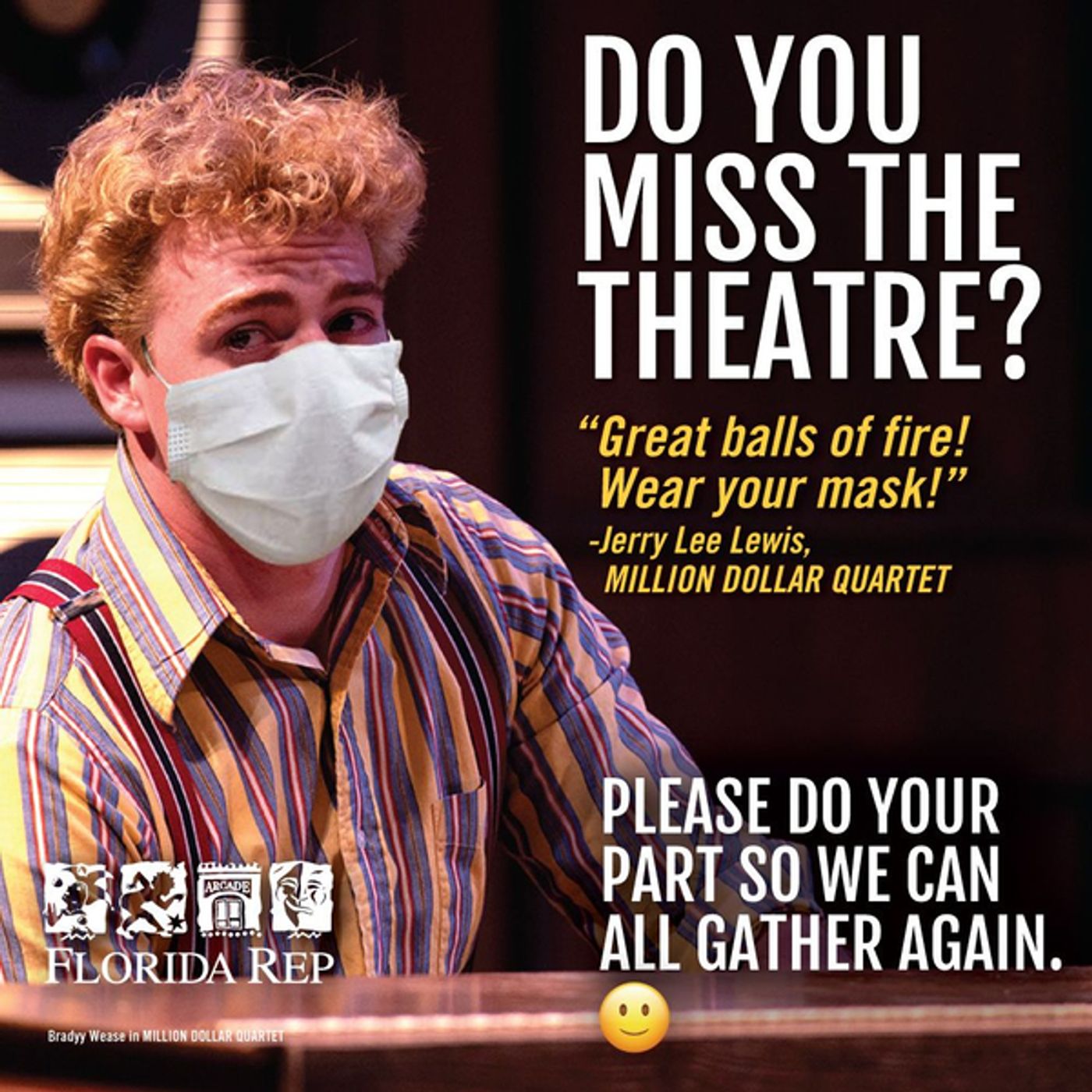 Photo Flash: Florida Repertory Theatre Launches 'Wear A Mask' Campaign Photo Flash: Florida Repertory Theatre Launches 'Wear A Mask' Campaign Image