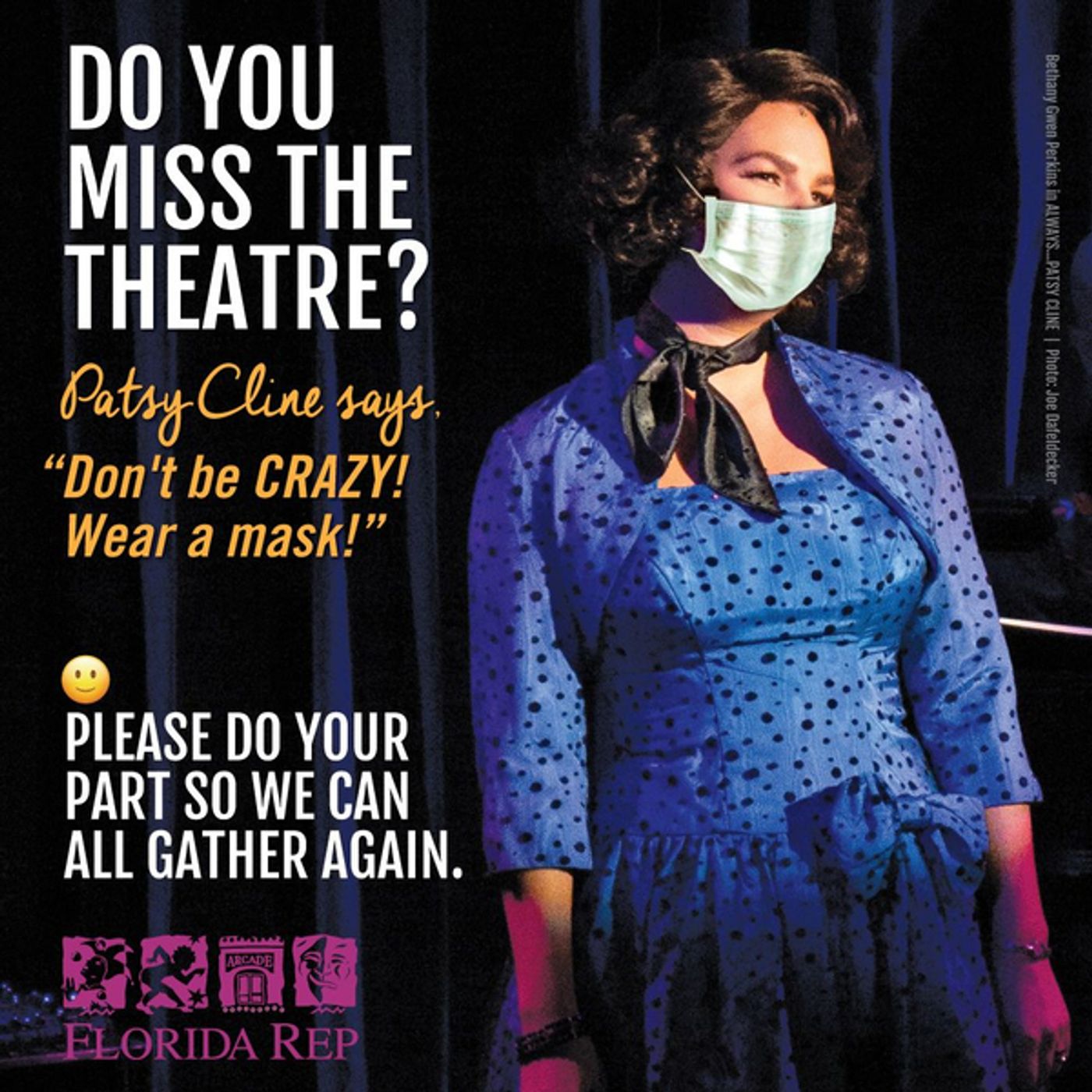 Photo Flash: Florida Repertory Theatre Launches 'Wear A Mask' Campaign Photo Flash: Florida Repertory Theatre Launches 'Wear A Mask' Campaign Image