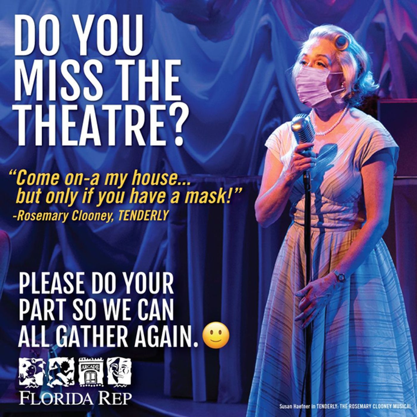 Photo Flash: Florida Repertory Theatre Launches 'Wear A Mask' Campaign Photo Flash: Florida Repertory Theatre Launches 'Wear A Mask' Campaign Image