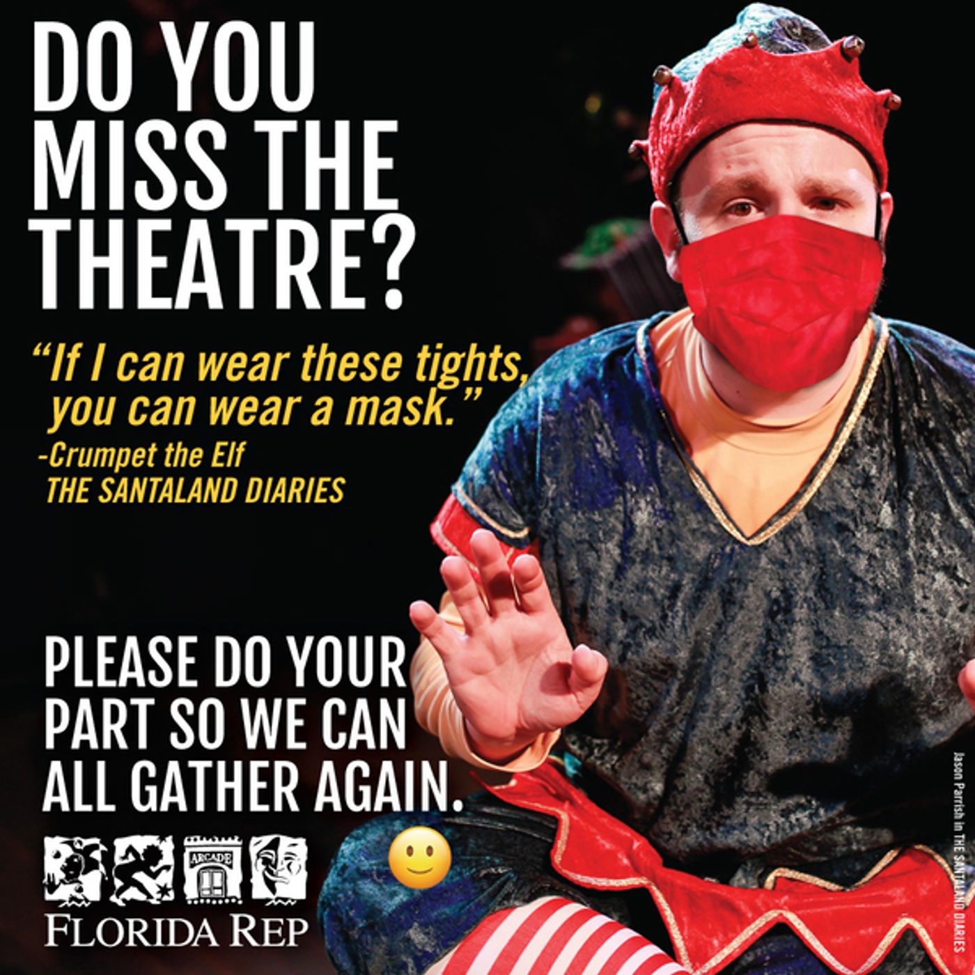 Photo Flash: Florida Repertory Theatre Launches 'Wear A Mask' Campaign Photo Flash: Florida Repertory Theatre Launches 'Wear A Mask' Campaign Image