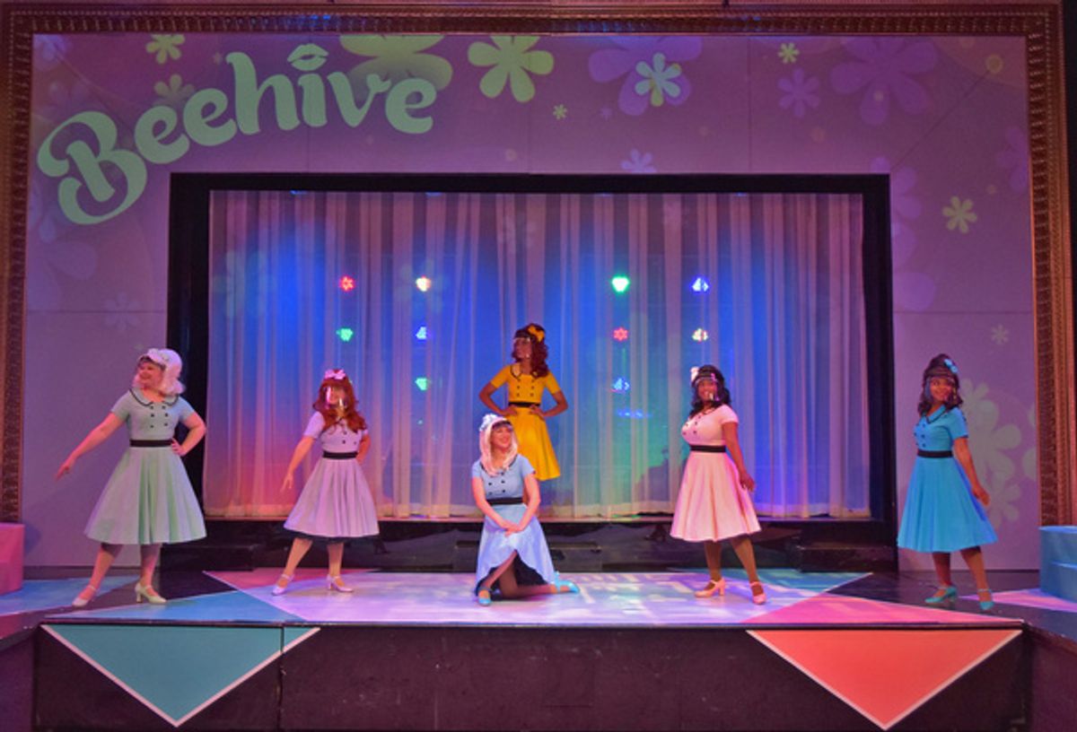 The Cast of BEEHIVE at BEEHIVE Reopens Beef and Boards Dinner Theatre