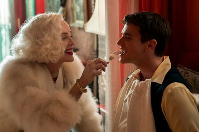 SHARON STONE and FINN WITTROCK Photo