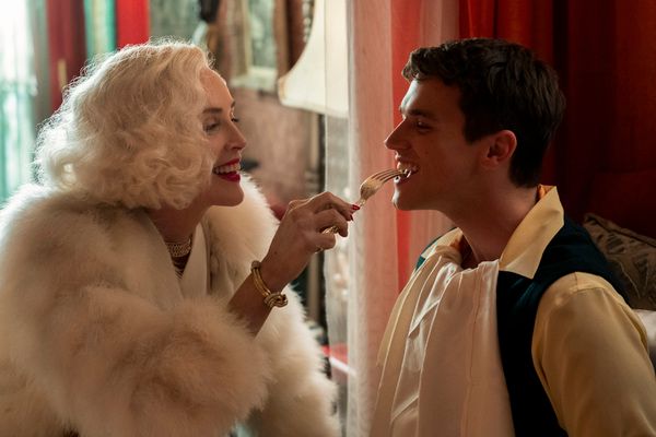 SHARON STONE and FINN WITTROCK Photo