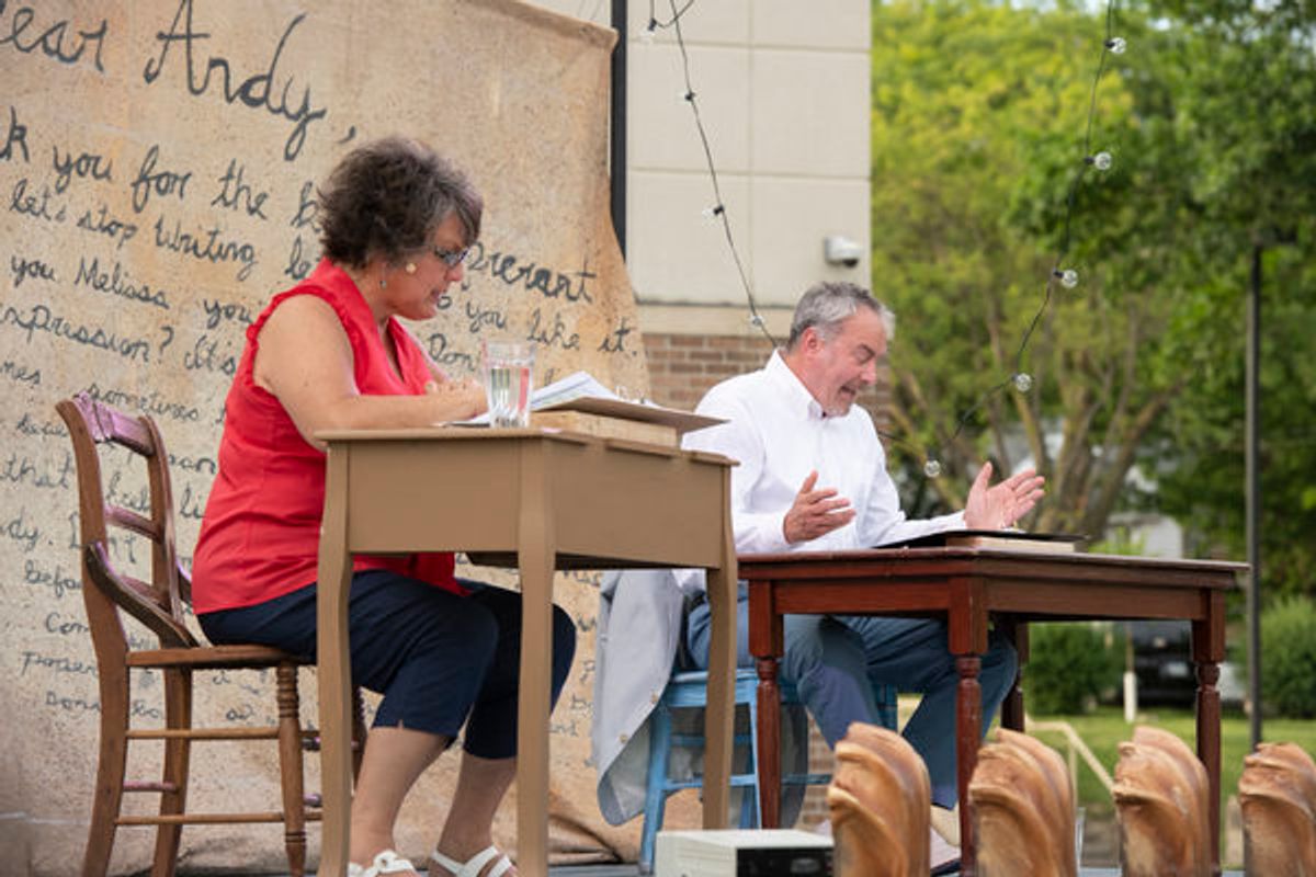 Gina Gedler and Steve Berry at 