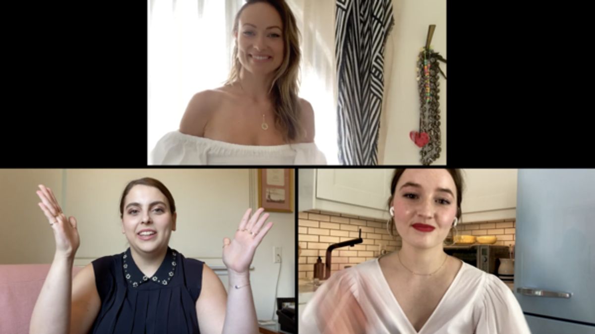 Olivia Wilde, Beanie Feldstein, Kaitlyn Dever at 