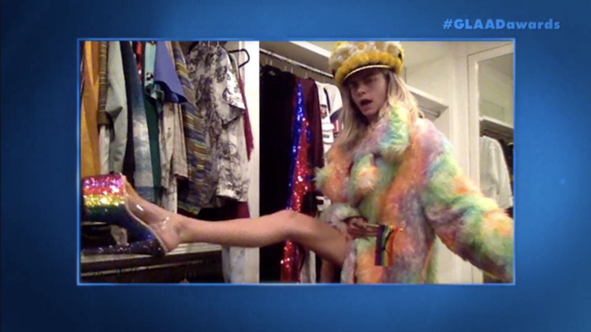 Cara Delevigne at Ben Platt, POSE, and More Join GLAAD Awards 2020