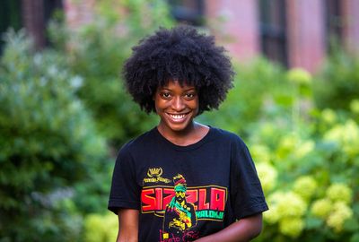 Actor / Performance Artist Shaffany Piag t in rehearsal for DECAMERON, PROVIDENCE; pr Photo
