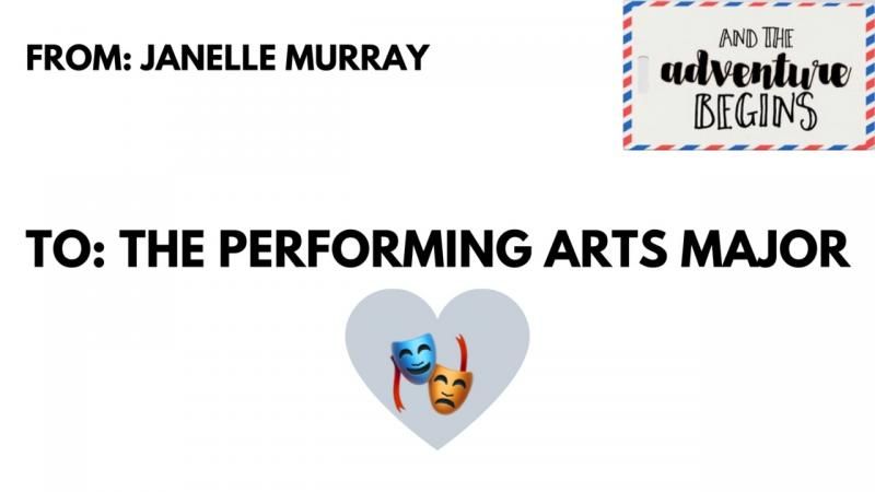 BWW Blog: A Letter to the Performing Arts Major  Image
