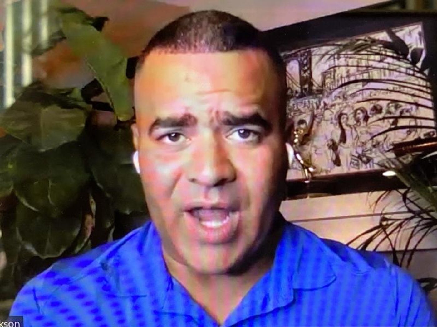 Christopher Jackson on Zoom