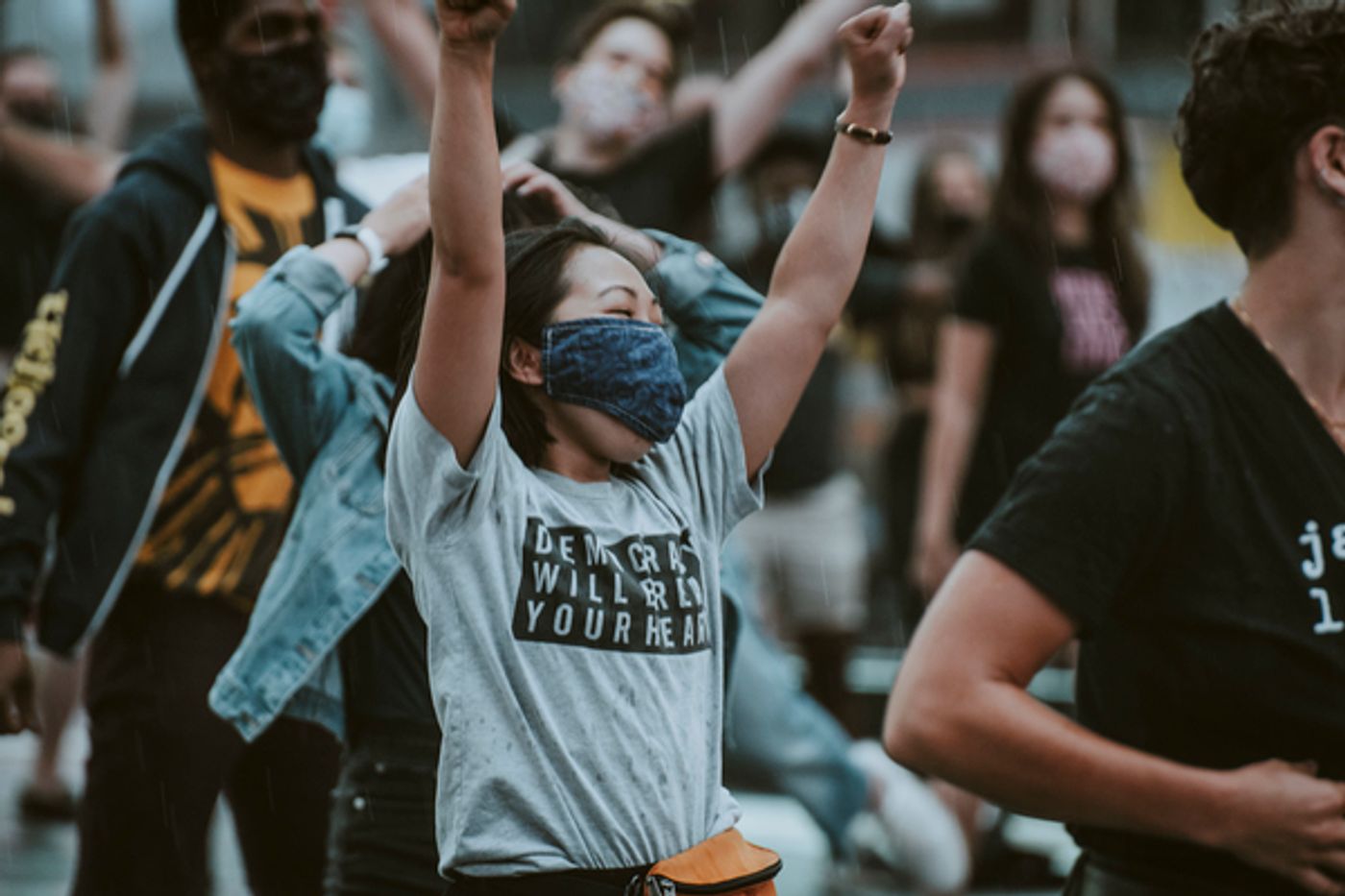 Photo Flash: Rob McClure, Dee Roscioli, Charl Brown and More Reunite in Times Square to Pay Tribute to Theatre  Image