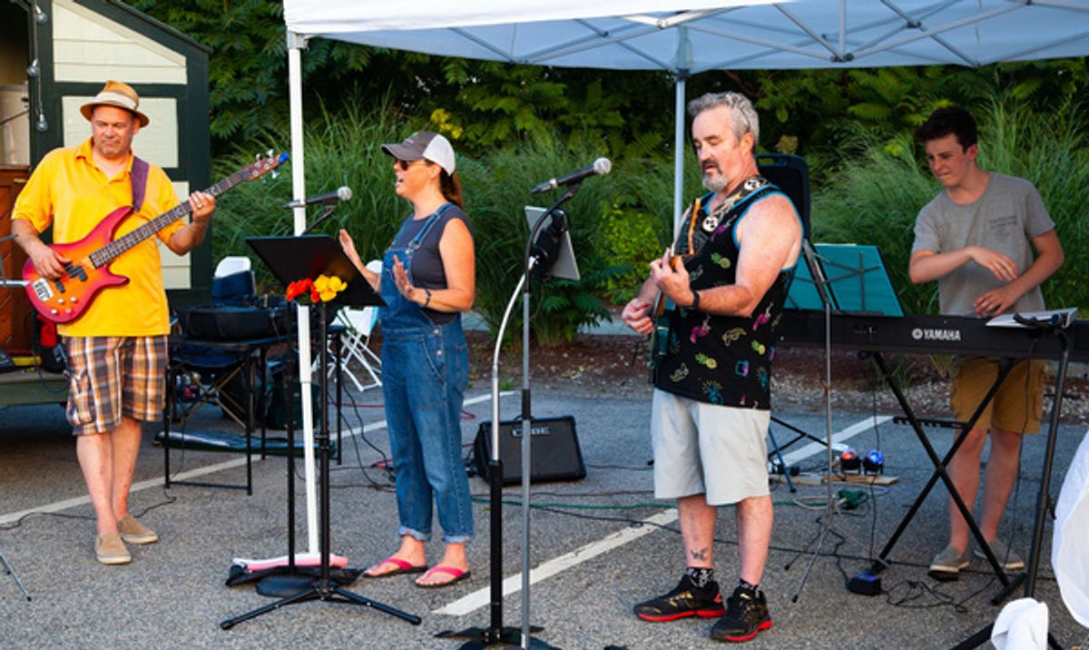 Dave Carney, Jen Mischley, Brien Lang, and Bossa Nova Joe at 