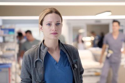 Laurence Leboeuf as Dr. Magalie Leblanc (Photo by: Yan Turcotte/Sphere Media/CTV/NBC) Photo