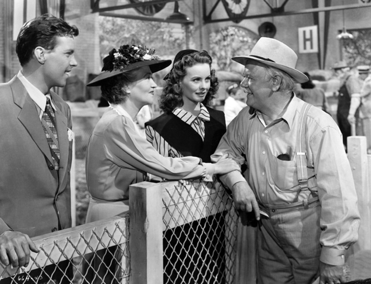 Dick Haymes, Fay Bainter, Jeanne Crain, Charles Winninger at 