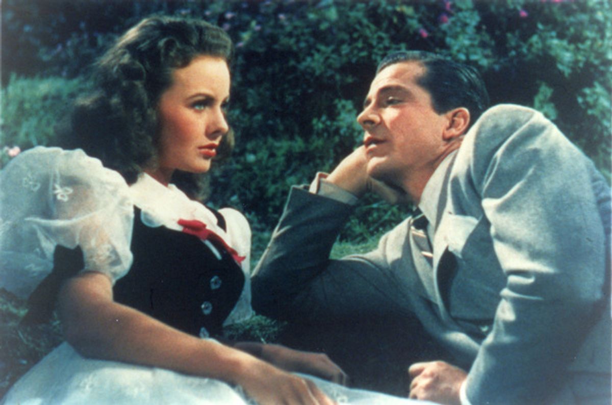 Jeanne Crain, Dana Andrews at 