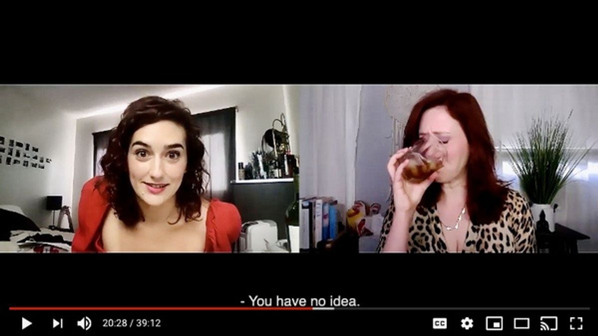 Christine Lane (left), Ashley Ford (right) at 