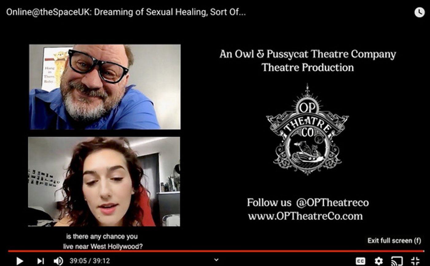 Photo Flash: First Look at DREAMING OF SEXUAL HEALING, SORT OF... as Part of Online@theSpaceUK  Image