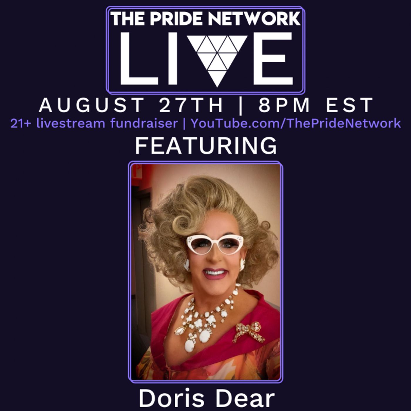 BWW Previews: Doris Dear Makes Guest Appearance on PRIDE NETWORK LIVE! August 27th BWW Previews: Doris Dear Makes Guest Appearance on PRIDE NETWORK LIVE! August 27th Image