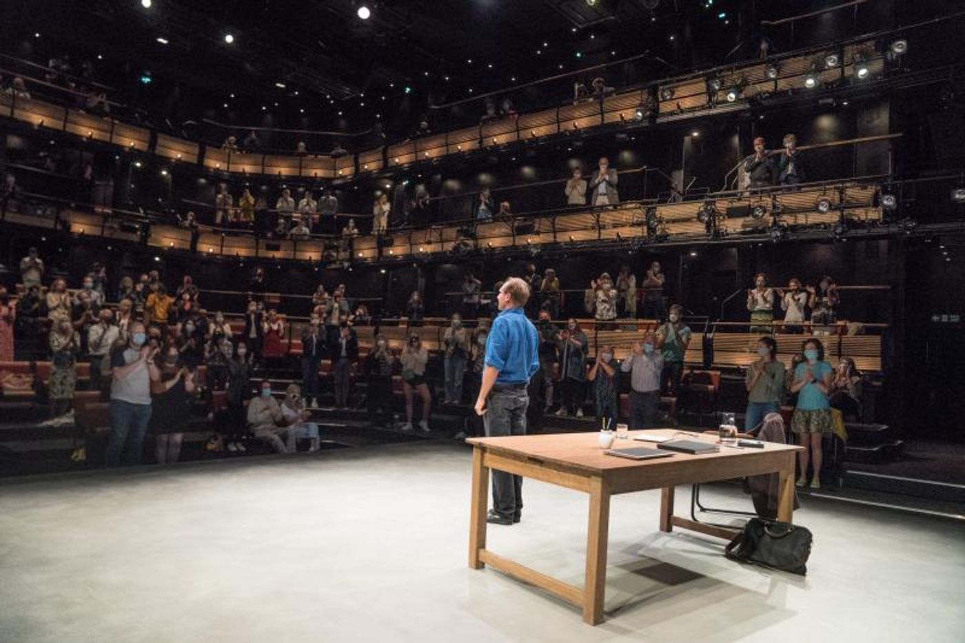 Photo Flash: The Bridge Theatre Reopens With BEAT THE DEVIL Performed by Ralph Fiennes  Image