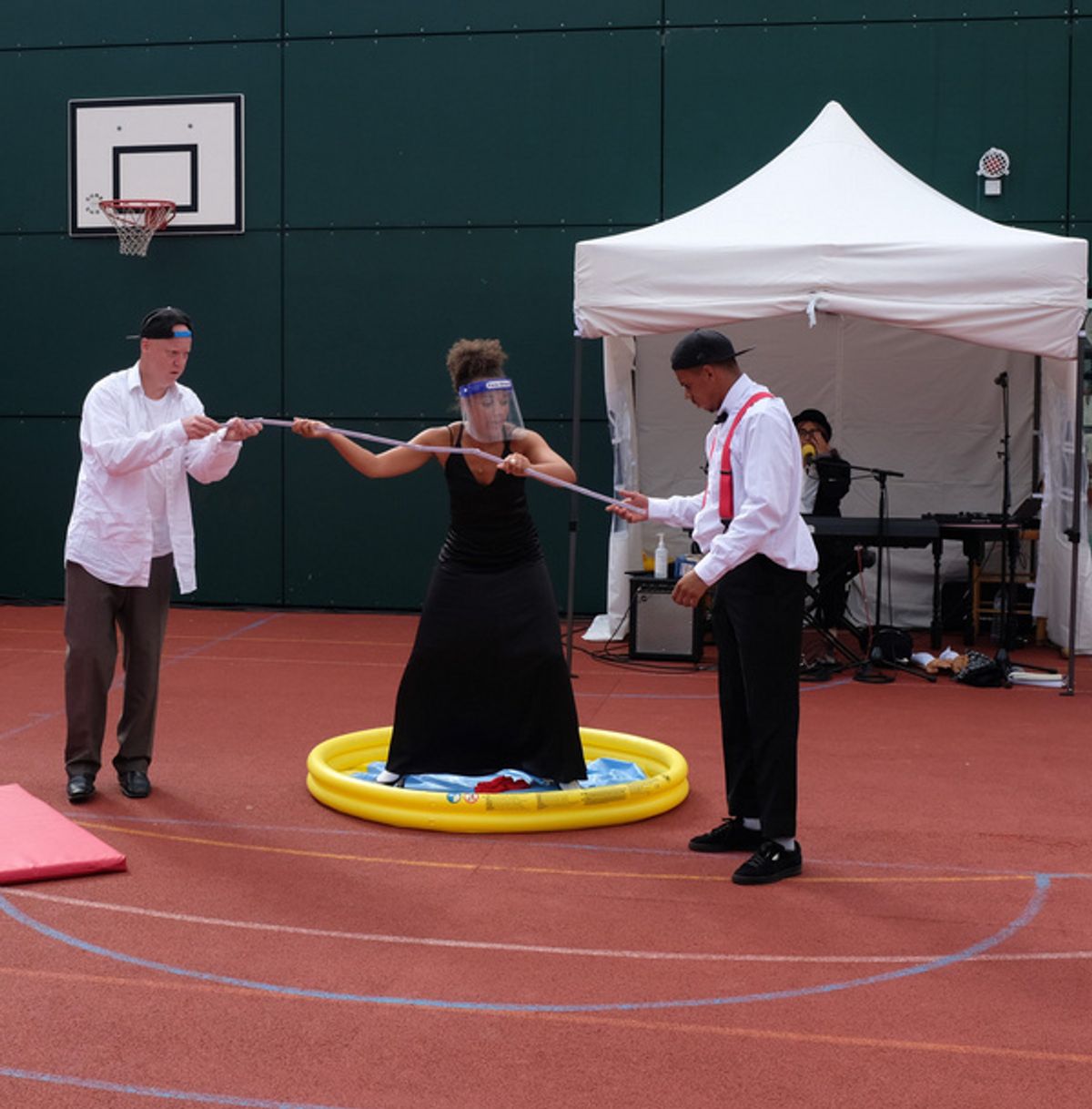 Stephen Harper, Sophie Mercell & Jerone Marsh-Reid at 