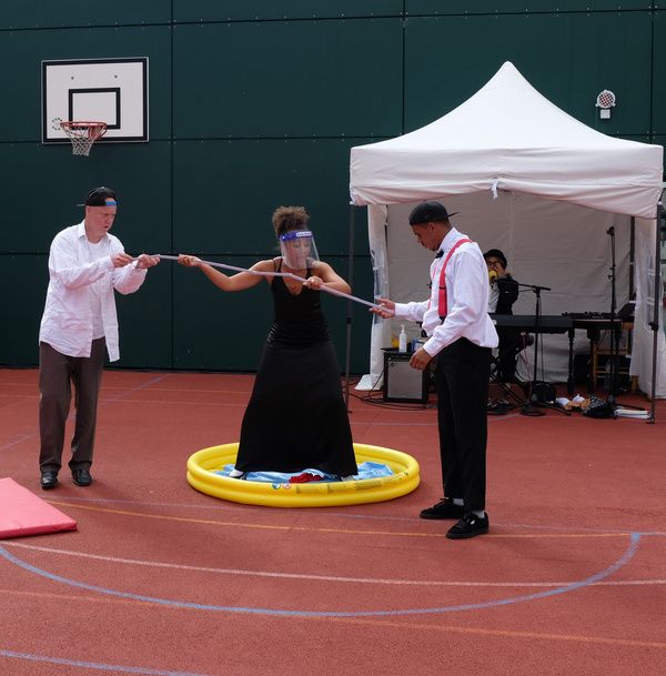 Stephen Harper, Sophie Mercell & Jerone Marsh-Reid Photo