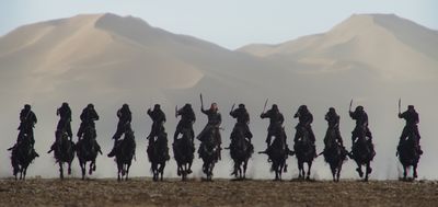 Disney's MULAN

Bori Khan (Jason Scott Lee) and his troops

Photo: Film Frame

© 201 Photo