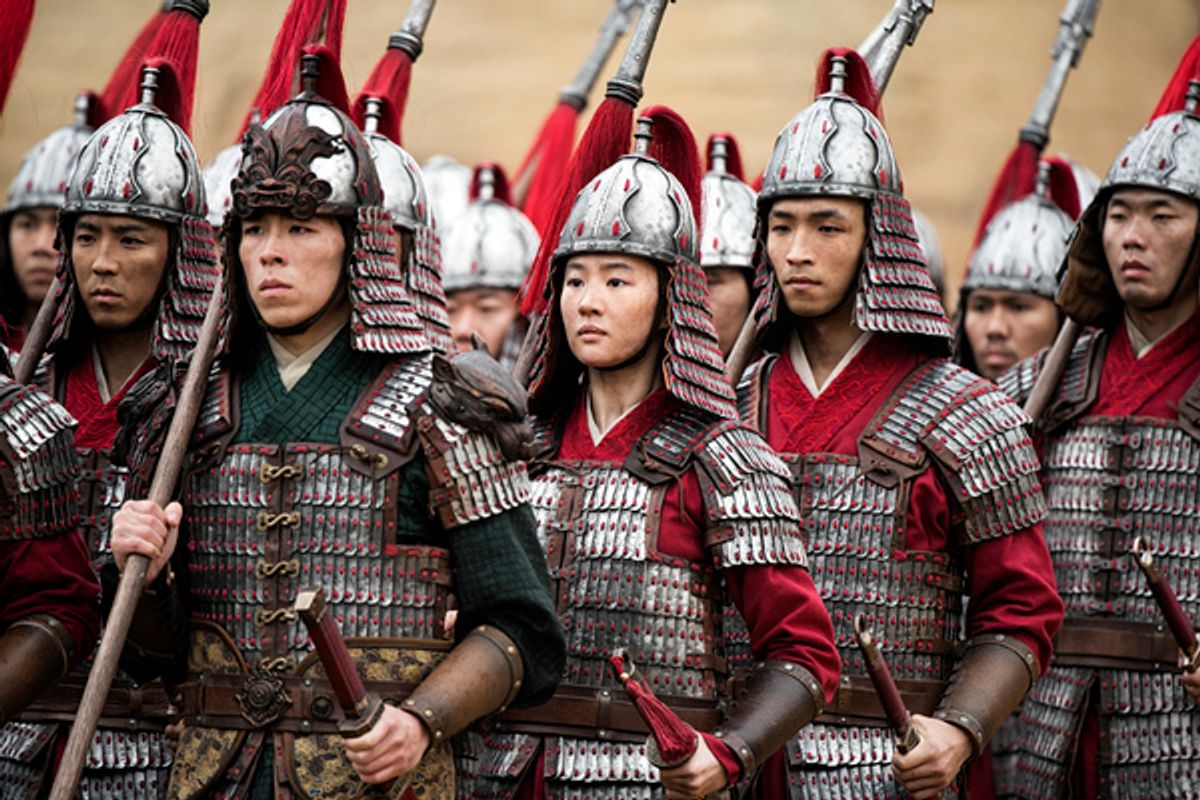 Disney's MULAN

C to R: Mulan (Yifei Liu) and Honghui (Yoson An)

Photo: Jasin Boland

© 2019 Disney Enterprises, Inc. All Rights Reserved. at TV: La directora de MULÁN habla sobre el rodaje