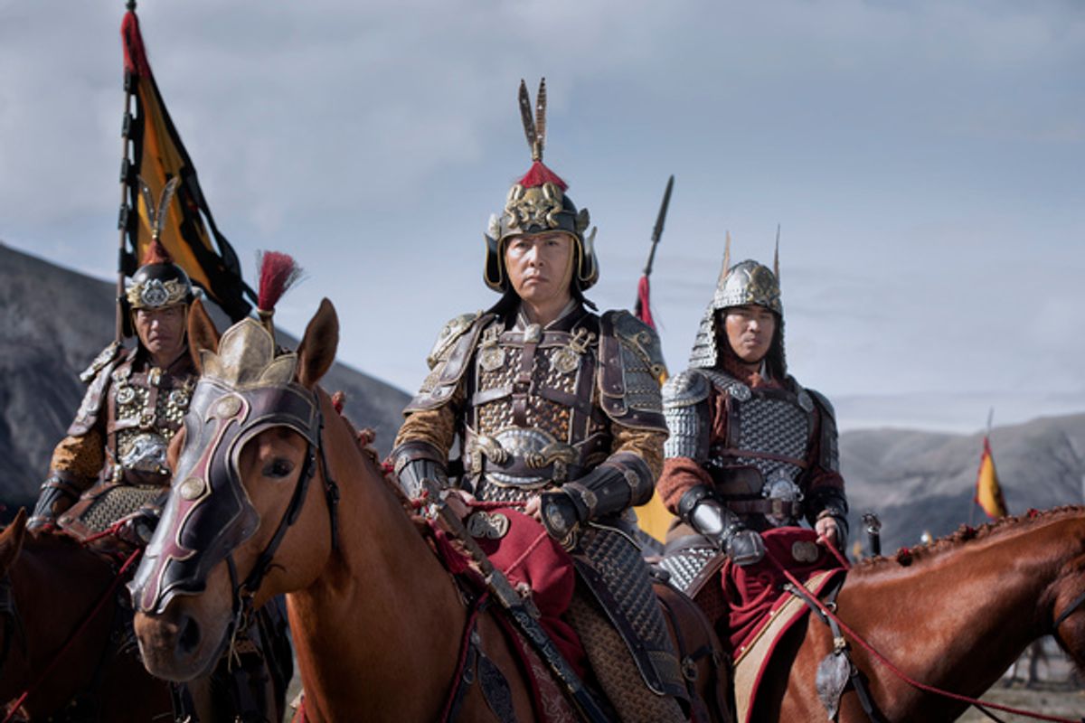 Disney's MULAN

Commander Tung (Donnie Yen)

Photo: Jasin Boland

© 2019 Disney Enterprises, Inc. All Rights Reserved. at TV: La directora de MULÁN habla sobre el rodaje