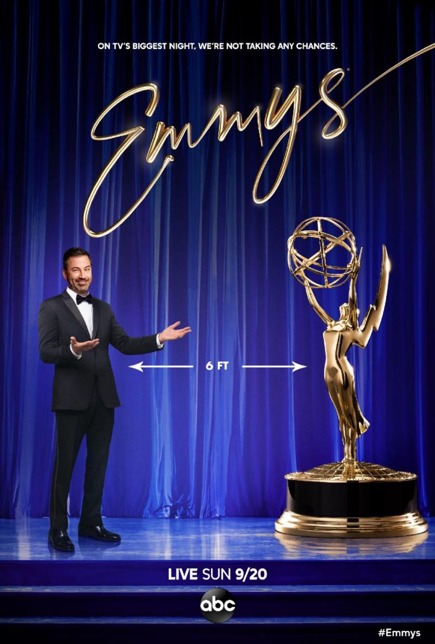 See New, Socially-Distanced Key Art for the 72ND EMMY AWARDS See New, Socially-Distanced Key Art for the 72ND EMMY AWARDS Image