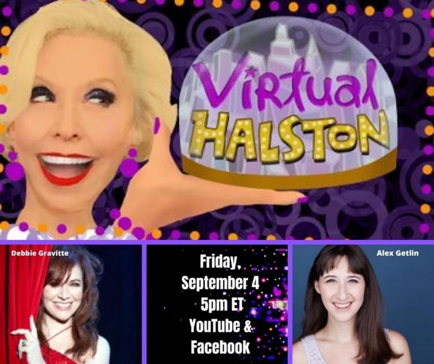 BWW Previews: Julie Halston Welcomes Debbie Gravitte and Alex Getlin to VIRTUAL HALSON on 9/4  Image