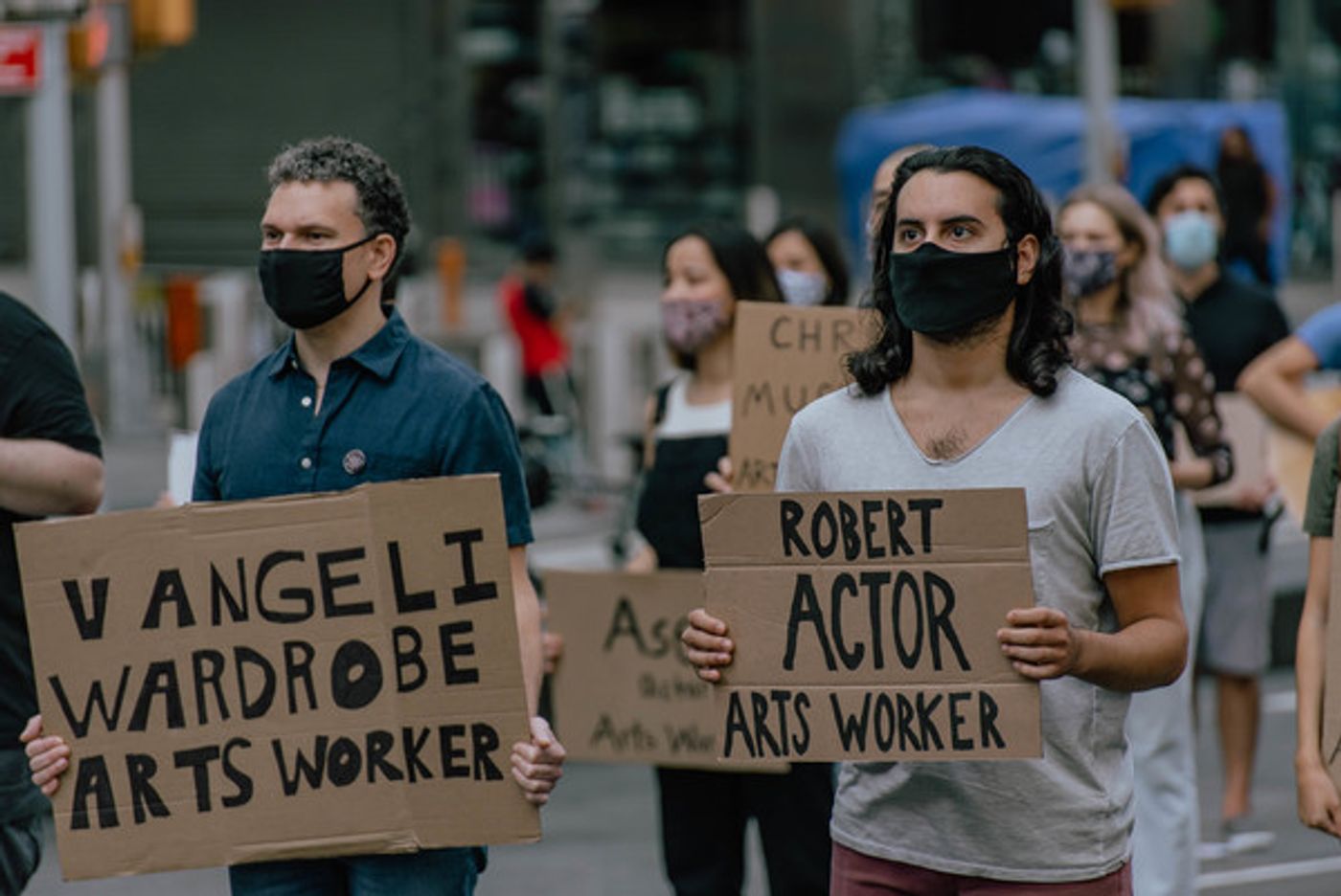 Photo Flash: Artists Gather in Times Square for Be An #ArtsHero Campaign  Image