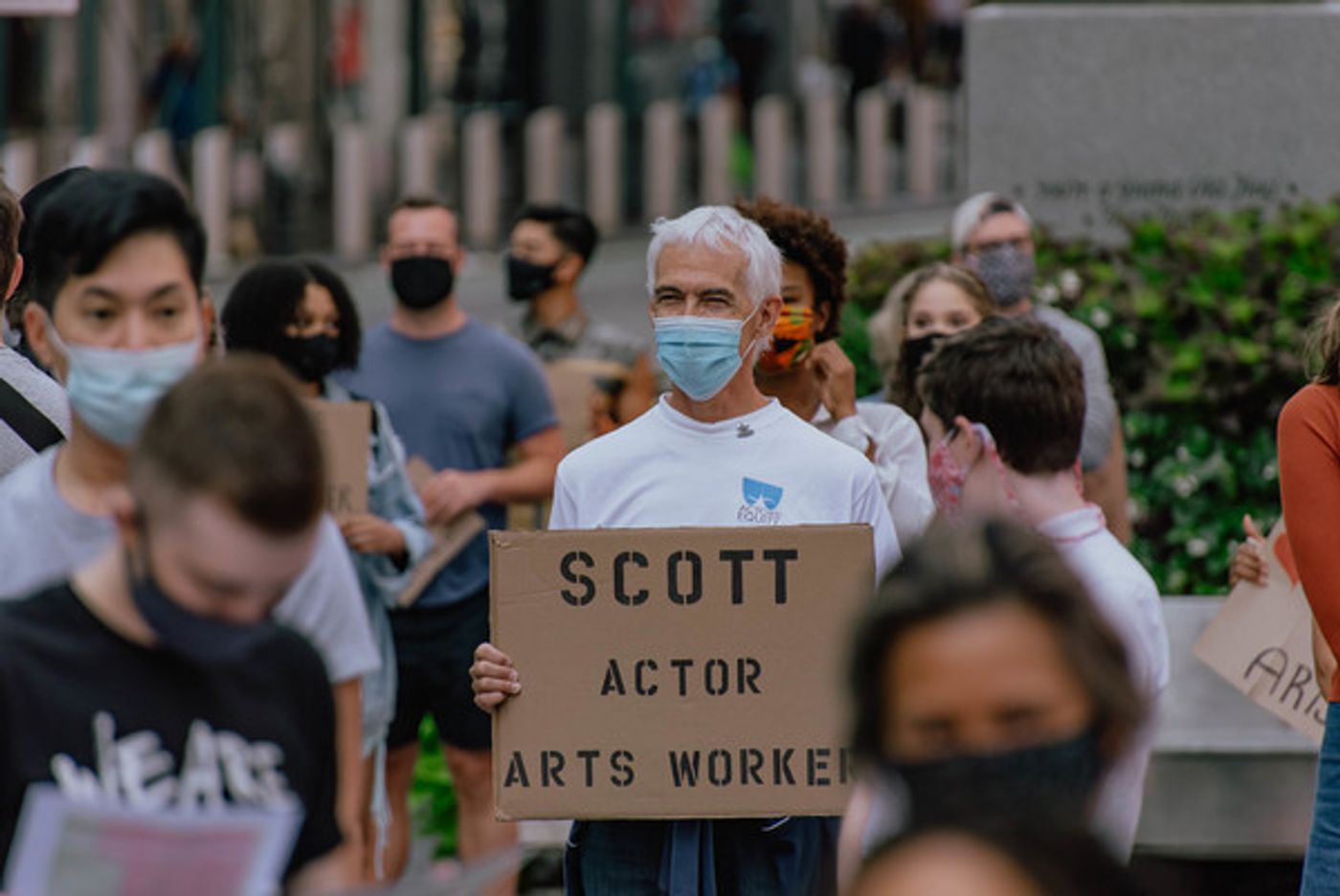 Photo Flash: Artists Gather in Times Square for Be An #ArtsHero Campaign  Image
